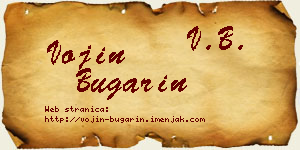 Vojin Bugarin vizit kartica